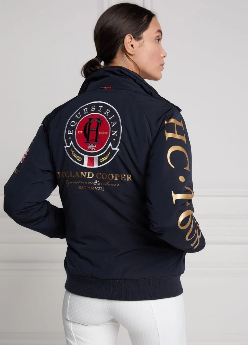 Holland Cooper Equestrian Team HC Jacket - Navy 2 Holland Cooper Equestrian Team HC Jacket - Navy - Image 2