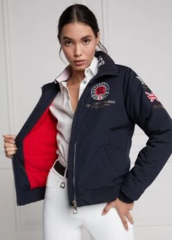 Holland Cooper Equestrian Team HC Jacket - Navy 9 Holland Cooper Equestrian Team HC Jacket - Navy -Ridingwear Sales Store newteamjcktnvy5rdy