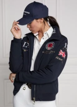 Holland Cooper Equestrian Team HC Jacket - Navy 10 Holland Cooper Equestrian Team HC Jacket - Navy -Ridingwear Sales Store newteamjcktnvy6rdy