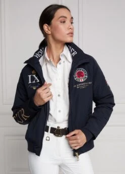 Holland Cooper Equestrian Team HC Jacket - Navy 12 Holland Cooper Equestrian Team HC Jacket - Navy -Ridingwear Sales Store newteamjcktnvyrdy