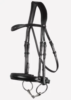 Montar Normandie Eco-Leather Dressage Bridle - Black -Ridingwear Sales Store normandie1
