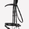 Montar Normandie Eco-Leather Dressage Bridle - Black