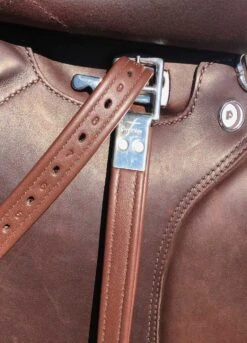 Prestige Stirrup Leathers - Non-stretch - Tobacco -Ridingwear Sales Store prestigebrown3