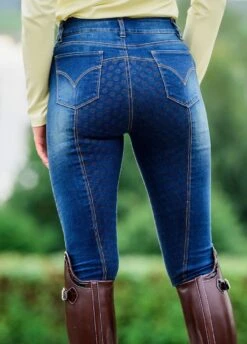 PS Of Sweden Maggie Breeches - Blue Denim 8 PS Of Sweden Maggie Breeches - Blue Denim -Ridingwear Sales Store psmaggiedenim3rdy