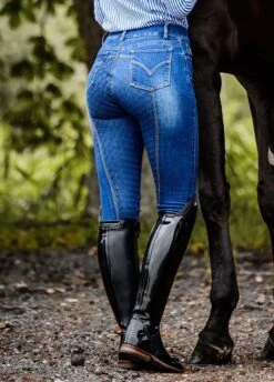 PS Of Sweden Maggie Breeches - Blue Denim 9 PS Of Sweden Maggie Breeches - Blue Denim -Ridingwear Sales Store psmaggiedenim4rdy