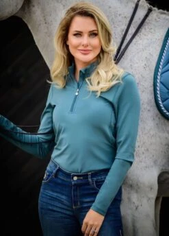 PS Of Sweden Willow Base Layer - Petrol -Ridingwear Sales Store pswillowpetrolrdy