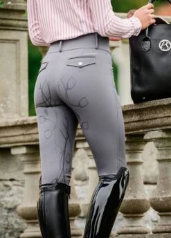 PS Of Sweden Zoe Breeches - Grey -Ridingwear Sales Store pszoebreechgrey3rdy