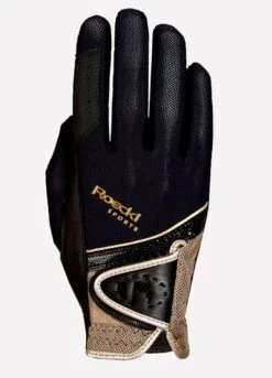 Roeckl Madrid Glove - Black/Gold