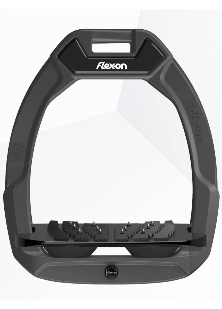 Flex-On Safe-On Stirrups - Black/Black 1 Flex-On Safe-On Stirrups - Black/Black
