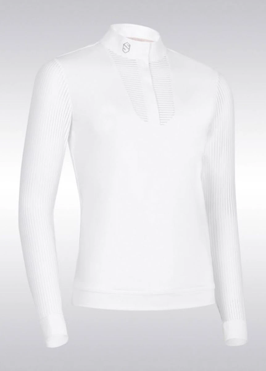 Samshield Faustine L/S Show Shirt - White 1 Samshield Faustine L/S Show Shirt - White