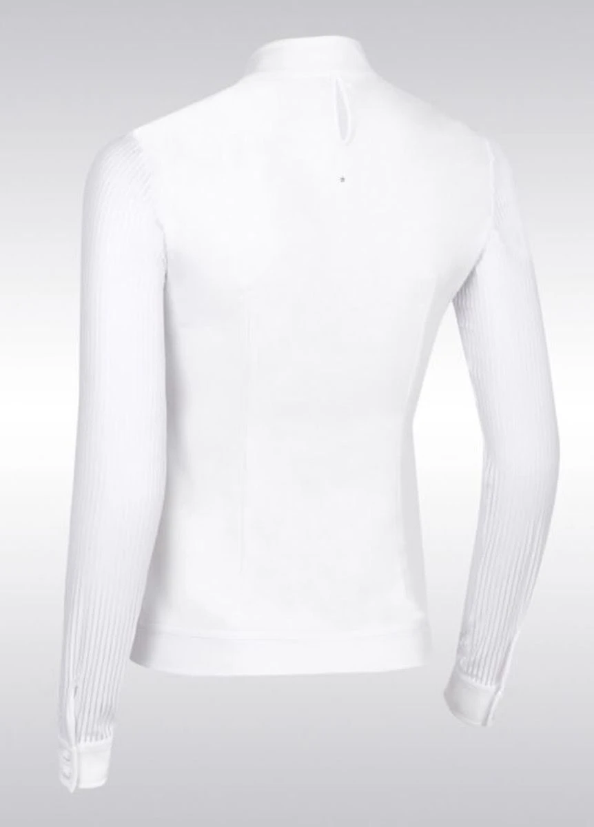 Samshield Faustine L/S Show Shirt - White 2 Samshield Faustine L/S Show Shirt - White - Image 2