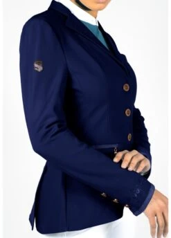Samshield Victorine Jully Competition Jacket - Navy/Rose Gold -Ridingwear Sales Store samshield victorine jully navy 3rdy