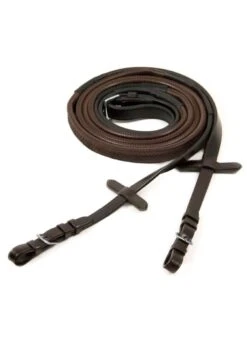 Schockemohle Rubber Reins Buckle - Brown