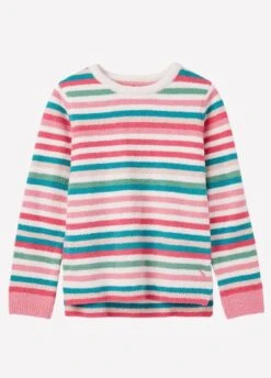 Joules Junior Seaham Chenille Jumper - Multi Stripe