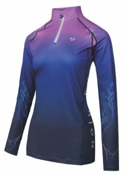 Shires Aubrion Ladies Hyde Park XC Shirt - Purple