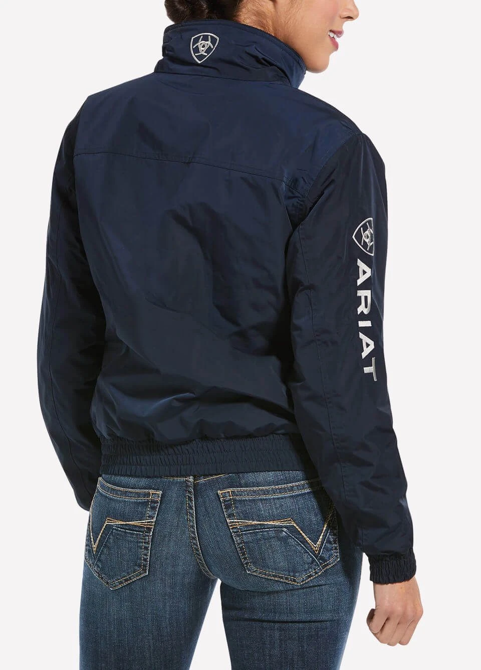Ariat Womens Stable Jacket - Navy 2 Ariat Womens Stable Jacket - Navy - Image 2