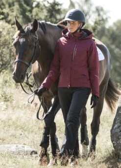 Stierna Stella Winter Jacket - Amarone -Ridingwear Sales Store stiernajacketamarone3rdy