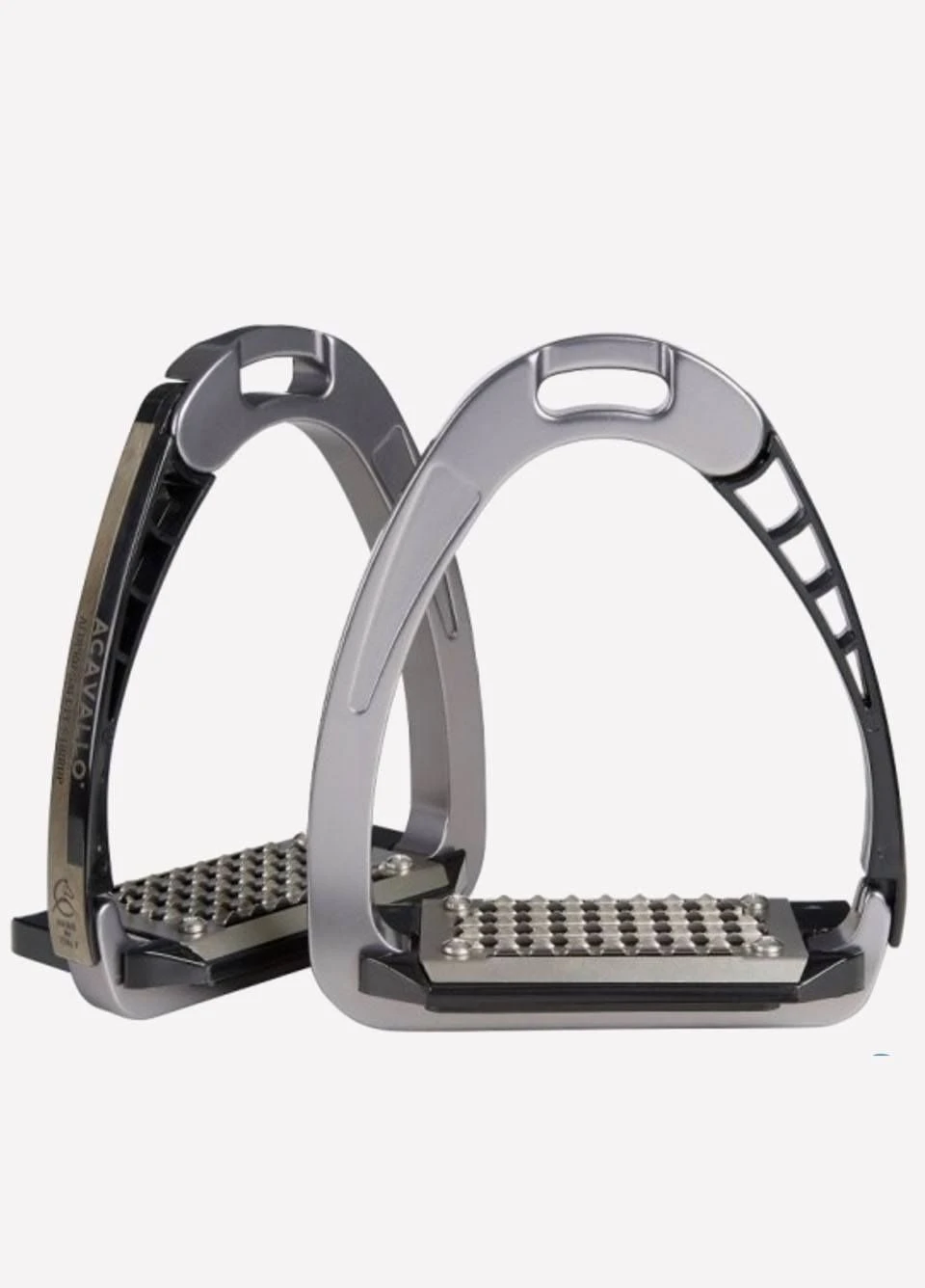 Acavallo Arena AluPro Stirrups - Titanium 1 Acavallo Arena AluPro Stirrups - Titanium