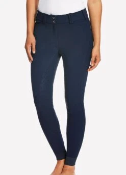 Ariat Womens Tri Factor Full Seat Breeches - Navy