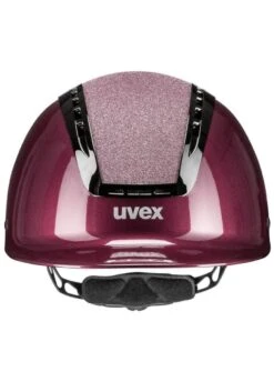 Uvex Suxxeed Blaze Glitter Helmet - Burgundy Shiny -Ridingwear Sales Store uvex blaze suxxeed burgundy 2rdy