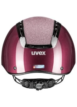 Uvex Suxxeed Blaze Glitter Helmet - Burgundy Shiny -Ridingwear Sales Store uvex blaze suxxeed burgundy 4rdy