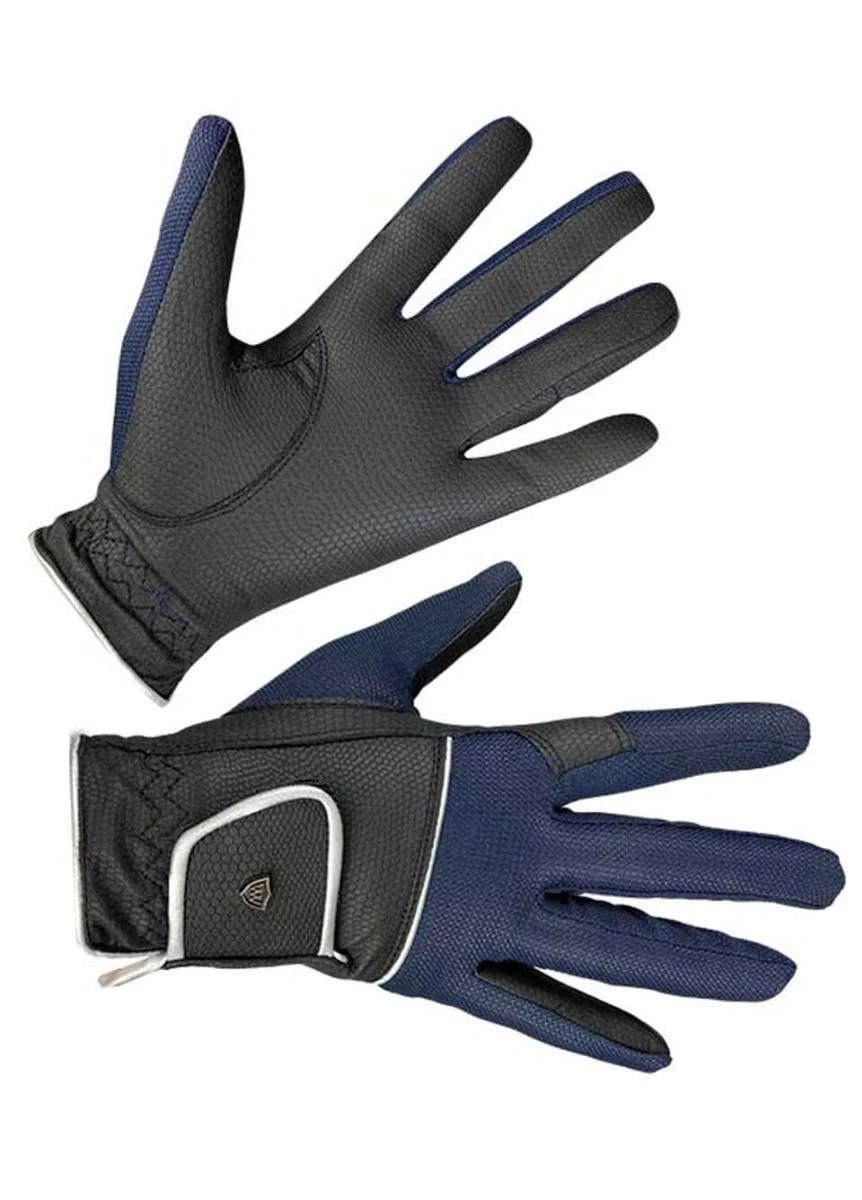 Woof Wear Vision Riding Glove - Black/Navy 1 Woof Wear Vision Riding Glove - Black/Navy