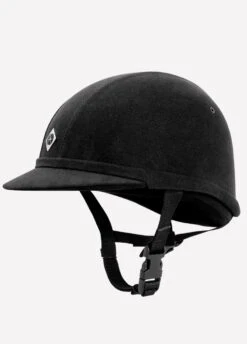 Charles Owen Junior YR8 Riding Hat - Black